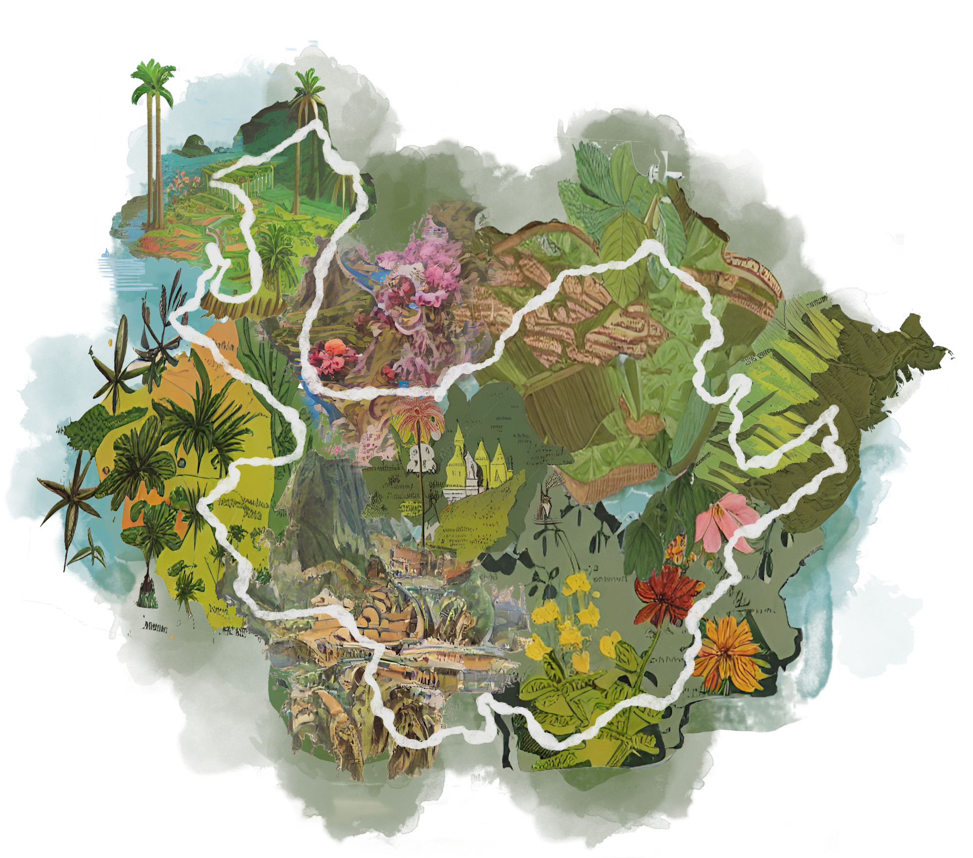 mapa regiones apicolas antioquia